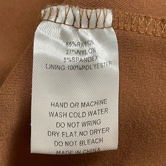 Fashion Nova Pencil Slit Body cone Midi Dress Browen Size L - Picture 8 of 12